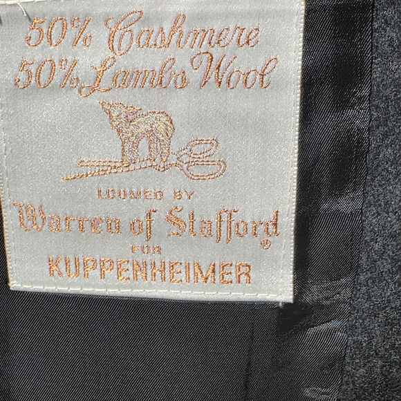 Kuppenheimer Blazer Cashmere Lambs Wool 38R Gray Mens B30 - Picture 16 of 16